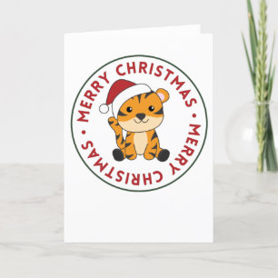 Navidad Tigre Nieve Animales de Invierno Tigre