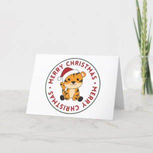 Navidad Tigre Nieve Animales Invernales Tigre Fies