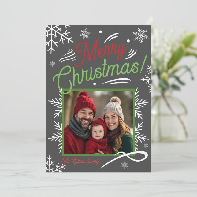 navidad tradicional (Anverso de pie)