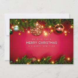 Navidad tradicional y verde de los cerezos