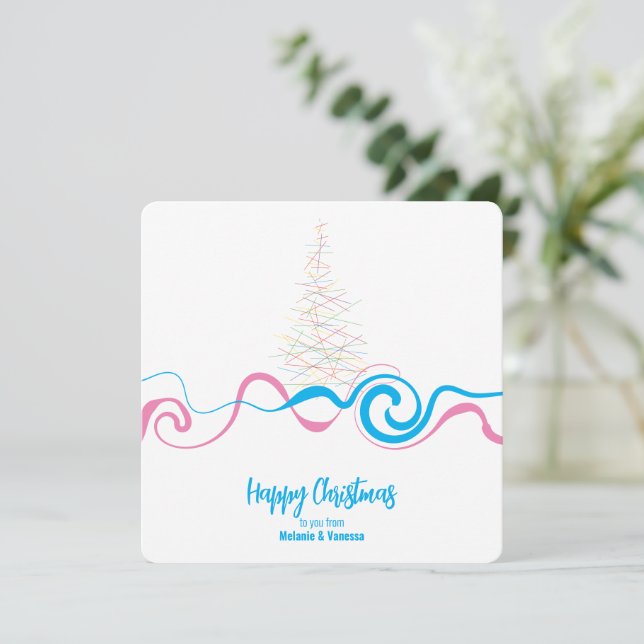 Navidad trans minimalista (Anverso de pie)