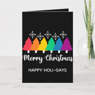 Navidad traviesa,Tarjeta divertida de Navidad gay