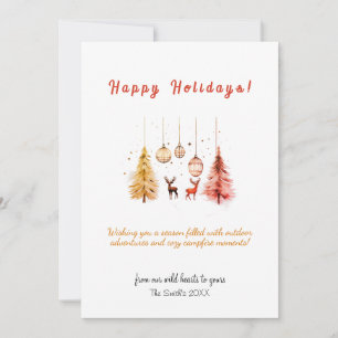 Navidad Tree Deer Decour Outseasons Holiday