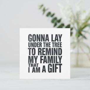 Navidad Va a Estar Debajo del Árbol Xmas Familia 