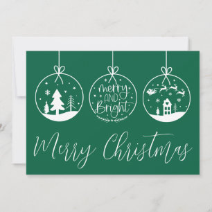 Navidad Verde Brillante Alegre