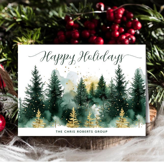 Navidad Verde Oro de Negocios Modernos (Subido por el creador)