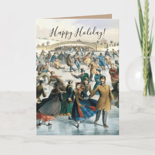 Navidad Victoriana Central Park Currier & Ives