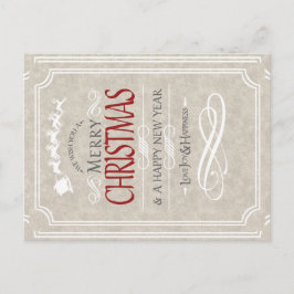 "NAVIDAD VICTORIANA VINTAGE" Tarjeta postal