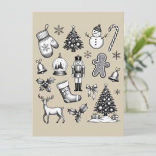 Navidad Vintage 90s Retro Xmas Fiesta