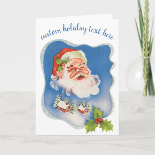 Navidad Vintage, Alegre Santa Claus Retro
