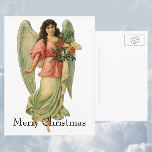 Navidad vintage, Ángel victoriano antiguo