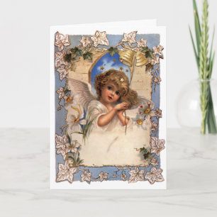 Navidad vintage, Ángel victoriano con campanas de