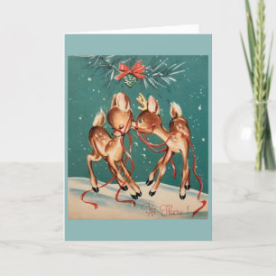 Navidad vintage - Besos de renos,