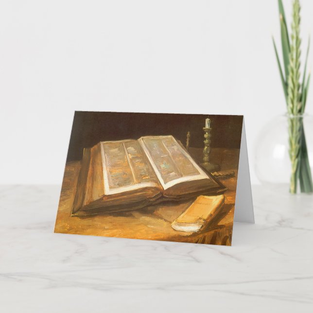 Navidad vintage, Biblia por Vincent van Gogh (Anverso)