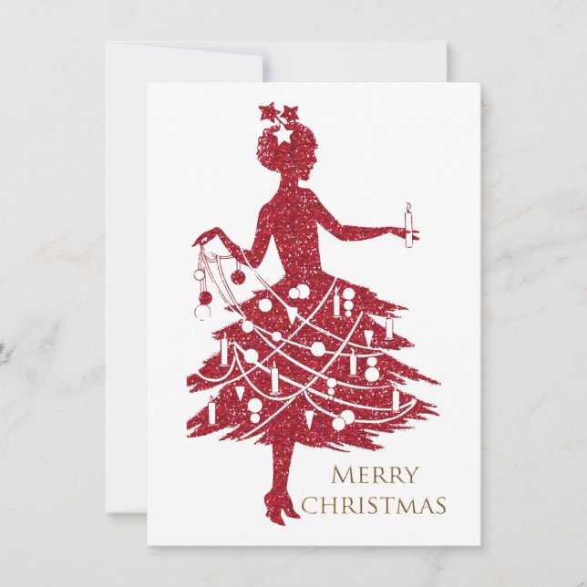 Navidad vintage, dama vintage (Anverso)