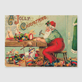 Navidad vintage en el taller de Santa Claus