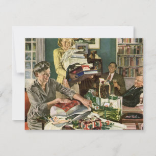 Navidad vintage, Feliz Regalos Familiares