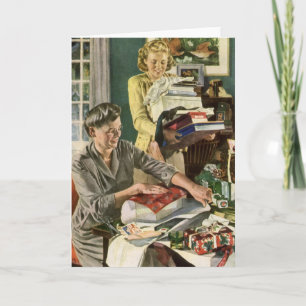 Navidad vintage, Feliz Regalos Familiares