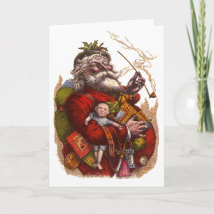 Navidad vintage, Juguetes de Papa de Santa Claus,