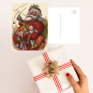 Navidad vintage, Juguetes de Papa de Santa Claus,