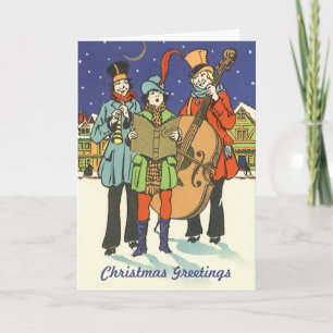 Navidad Vintage, Músicos Cantando Villancicos con 
