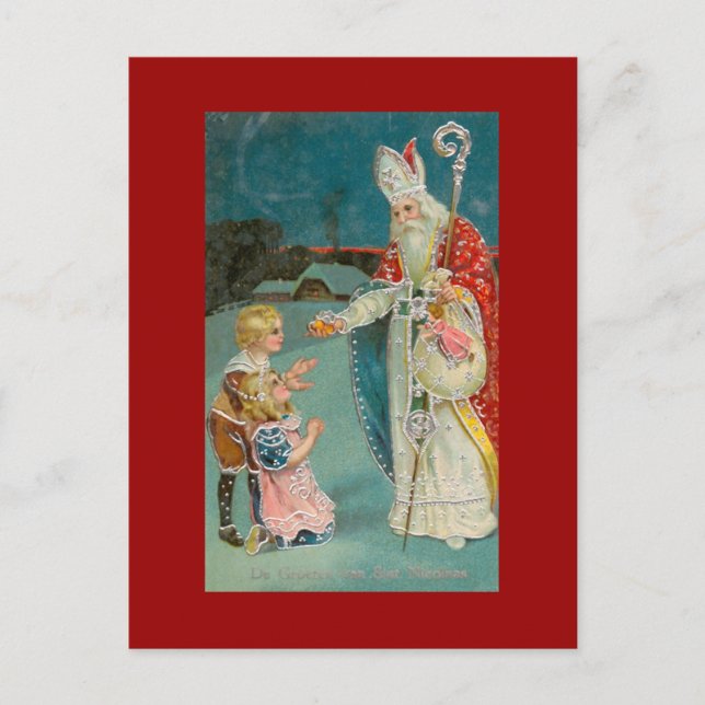 Navidad vintage San Nicolás (Anverso)