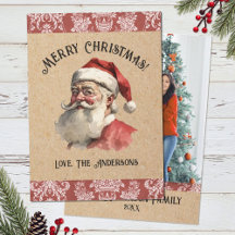 Navidad vintage Santa Claus Festividad