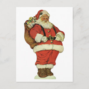 Navidad vintage, Santa Claus victoriano con juguet
