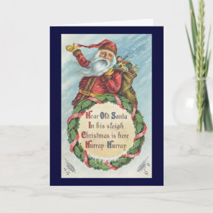 Navidad Vintage, Santa Claus Victoriano en Corona