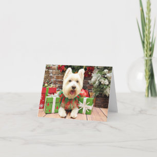 Navidad - Westie - afortunado