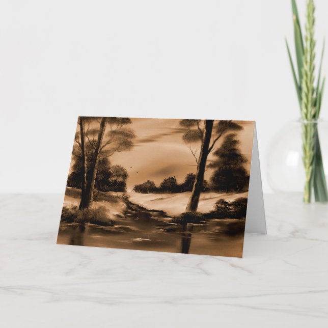 Navidad y tarjeta del Año Nuevo (Anverso)