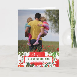 Navidad y tarjetas de felicitación pintadas a mano