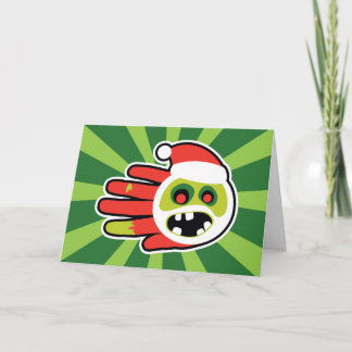 Navidad y zombi Santa del día de fiesta ningunas