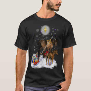 Navidad yegua y camiseta del potro