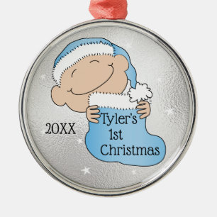 Navidades1.ᵉʳ Navidades Ornamento azul