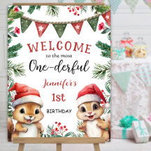 Navidades 1.ᵉʳ Espuma de invierno de Cute Squirrel