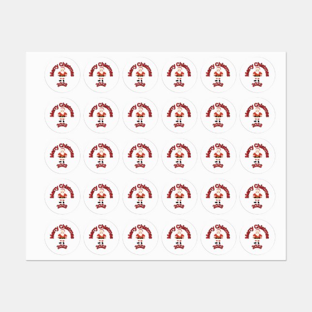 Navidades 2023 Pegatinas múltiples (Hoja)