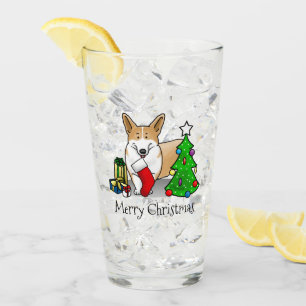 Navidades 2 Pembroke Welsh Corgi (rojo 1) Tree Cut