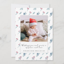 Navidades 2 tarjeta de vacaciones para familias de