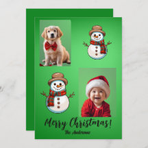 Navidades 6 niños, ¡Feliz Navidad! tarjeta de navi