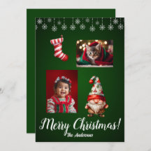 Navidades 7 hijos, ¡Feliz Navidad! tarjeta de navi