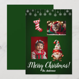 Navidades 7 hijos, ¡Feliz Navidad! tarjeta de navi