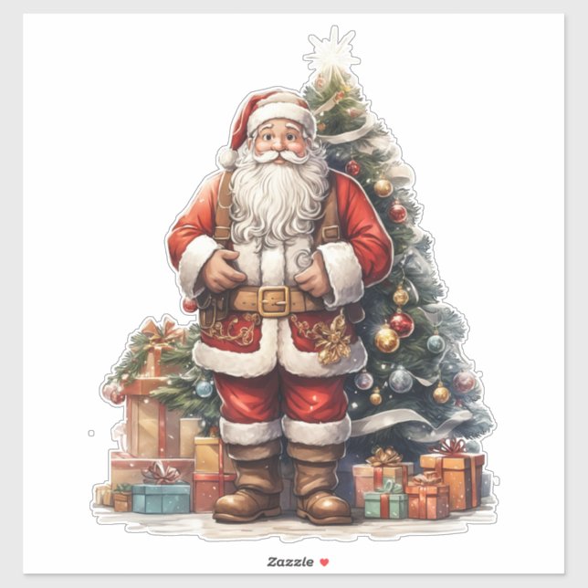 Navidades_7 Personalizado Pegatina de vinilo de co (Hoja)