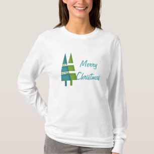 Navidades 9 :: Árboles dobles con camiseta navideñ