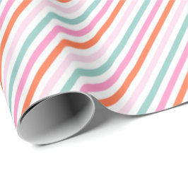 Navidades a rayas de caramelo dan papel de envolvi