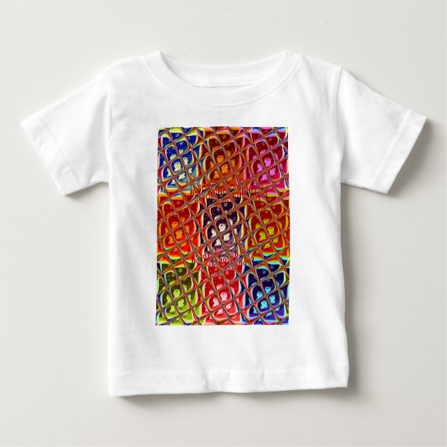 Navidades abstractos especiales colores camiseta (Anverso)