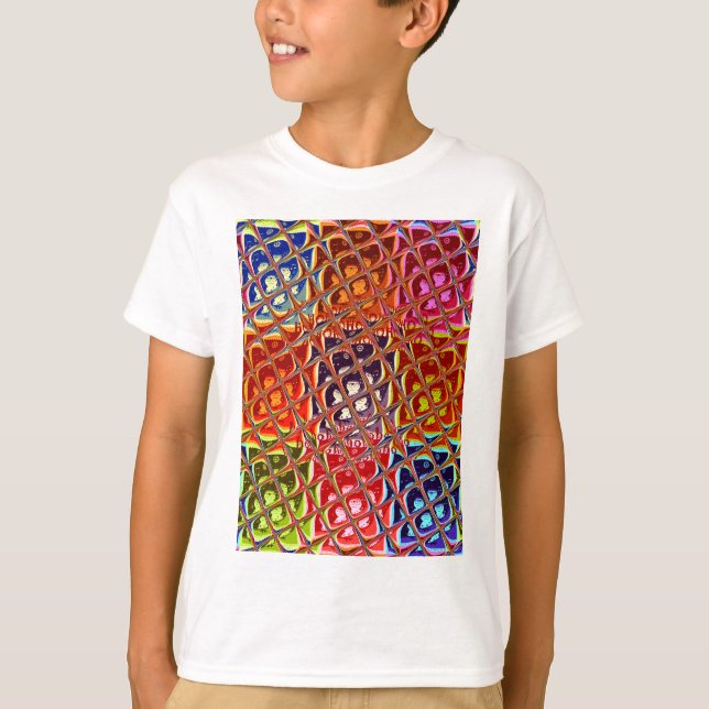 Navidades abstractos especiales colores camiseta (Anverso)