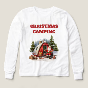 Navidades acampando a Chicas con manga larga