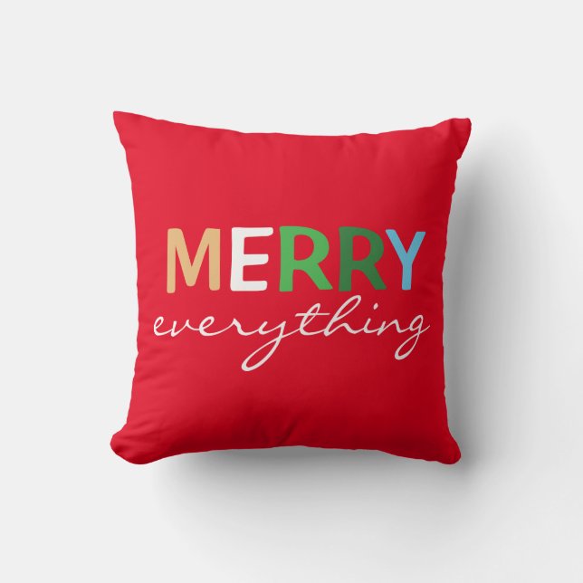 navidades acentúan el Cojín decorativo (Anverso)