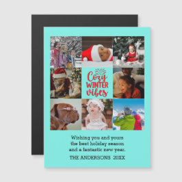 Navidades acogedores Collage de fotos familiar de 